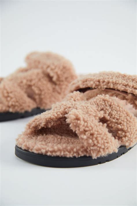 Shearling Hermès Sandals for Women 